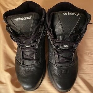New Balance Black Leather 888 Mens Hightop Basketball Sneakers